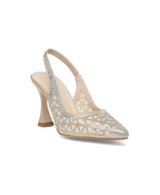 Forever and Always Shoes Women's Megan Embellished Stiletto Pump