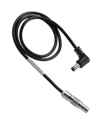 2-Pin Lemo to 5.5x2.1mm DC Male Power Cable, Black