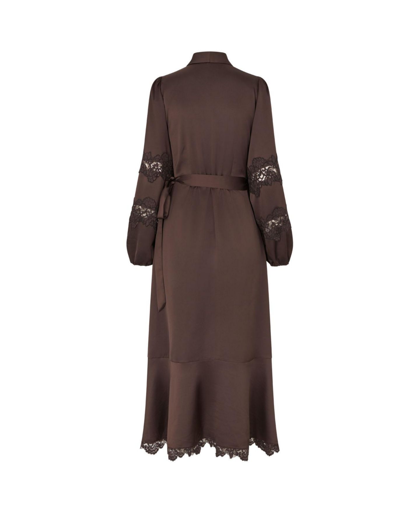 Женское платье CRAS Laralil Long-Sleeve Lace Midi Wrap — фото 2