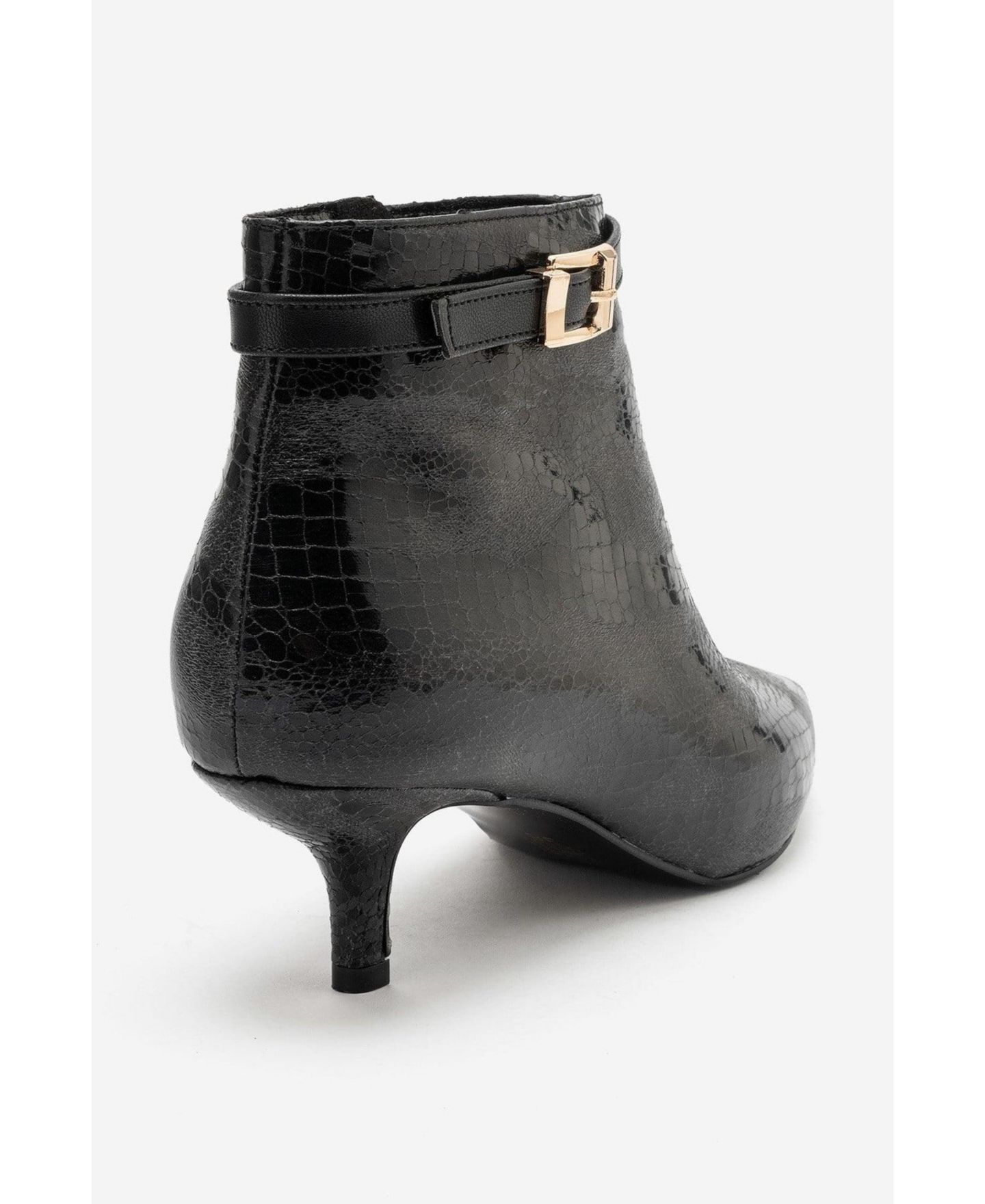Женские ботинки Prologue Shoes Juxon на низком каблуке, цвет: Чёрный — фото 5