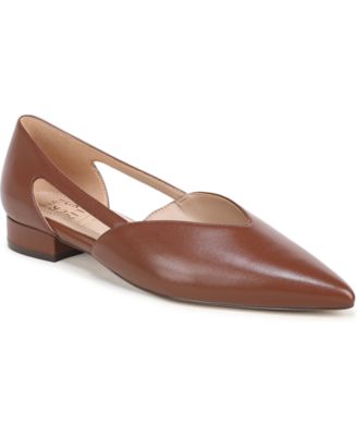 Women's Sydney Pointed Toe Low-Heel Leather Flats
