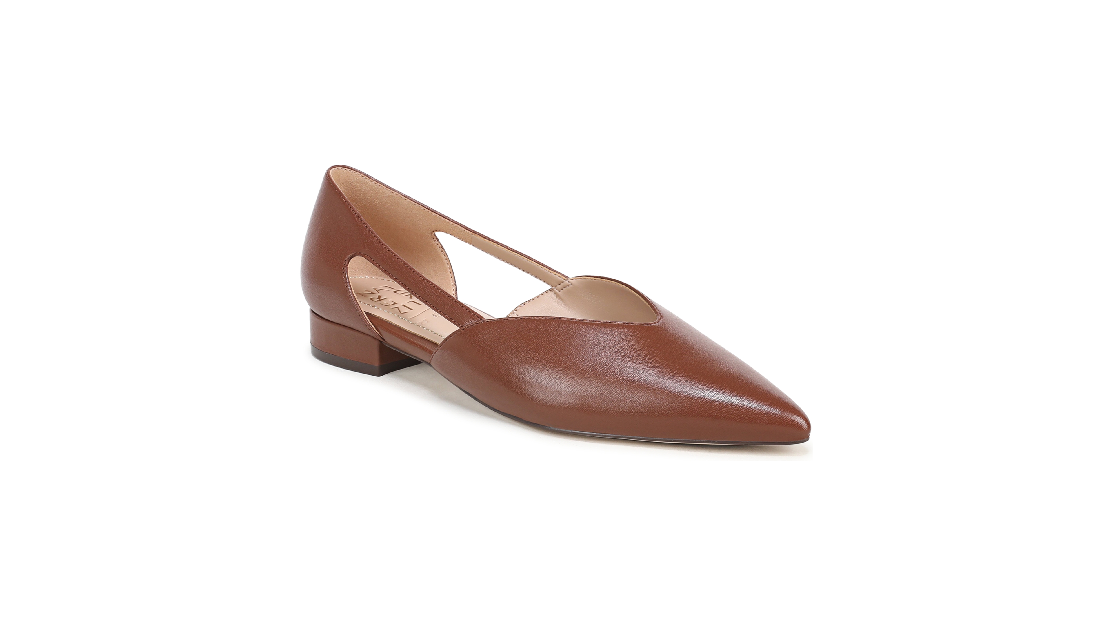 27 Edit Naturalizer Women's Sydney Pointed Toe Low-Heel Leather Flats