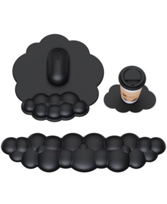 Clouds Cloud-Shaped Ergonomic Mouse Pad Wrist Rest Compatible with Keyboards and Mice