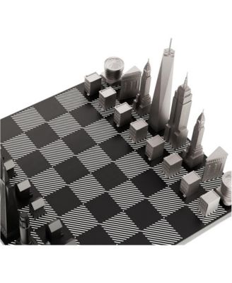 New York vs San Francisco 32-Piece Chess Set, Ages 12+