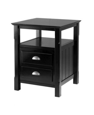Night Stand, Open Shelf, Discreet Storage Cabinet, Bedside Unit