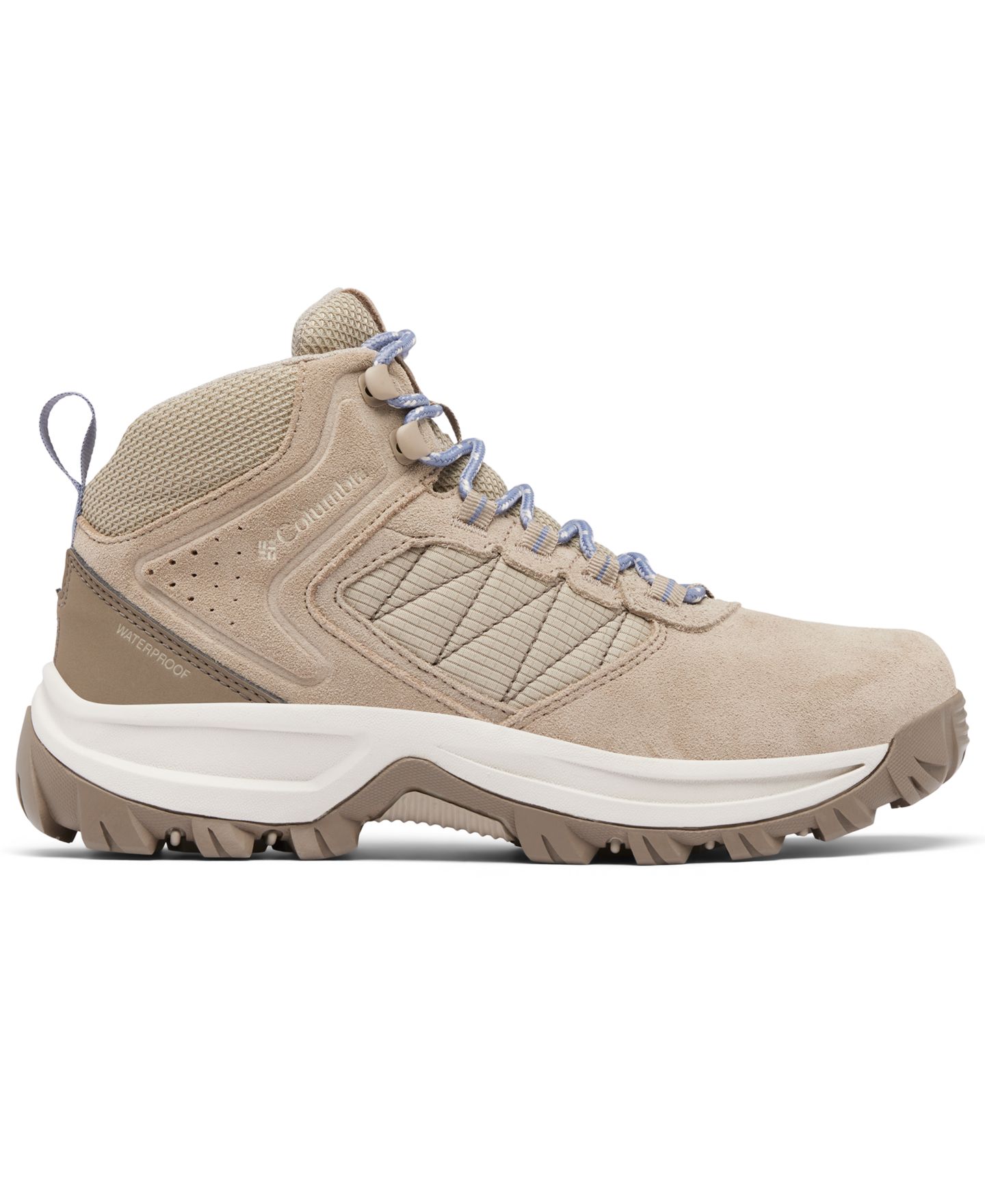 Женские ботинки Columbia Transverse™ Suede Waterproof Hiking, цвет: Холщовый рыжевато-коричневый — фото 3