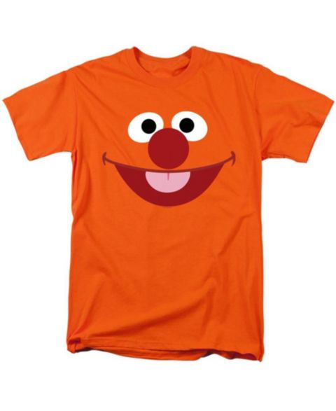 Мужская футболка Sesame Street Ernie Face, цвет: Оранжевый