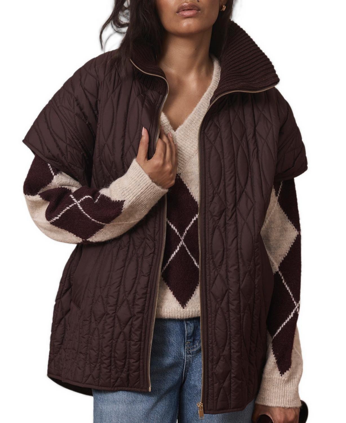 Mint Velvet Women's Quilted Vest