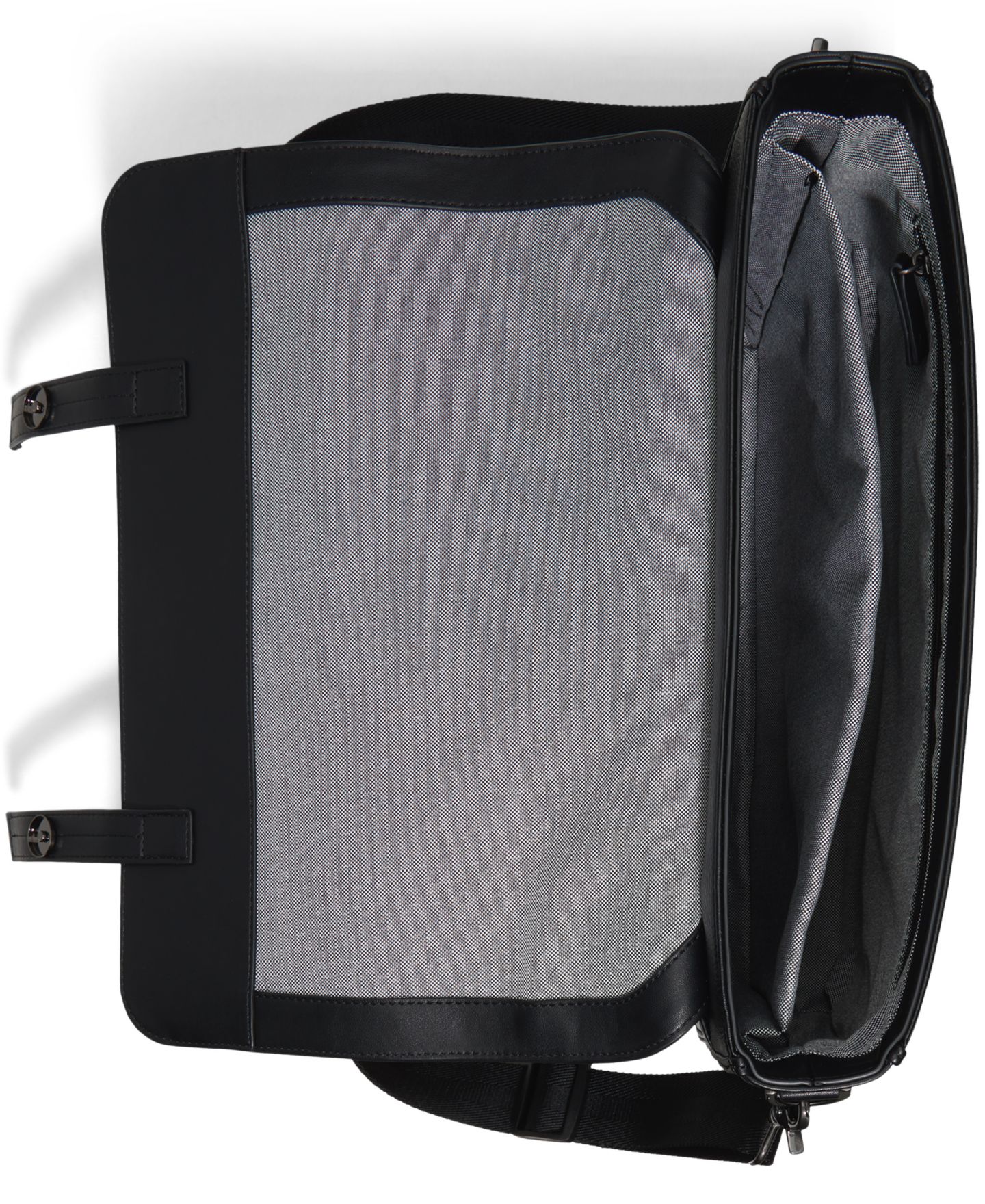 Мужская сумка Ted Baker Irvine Laptop Compartment Messenger, цвет: Чёрный — фото 4