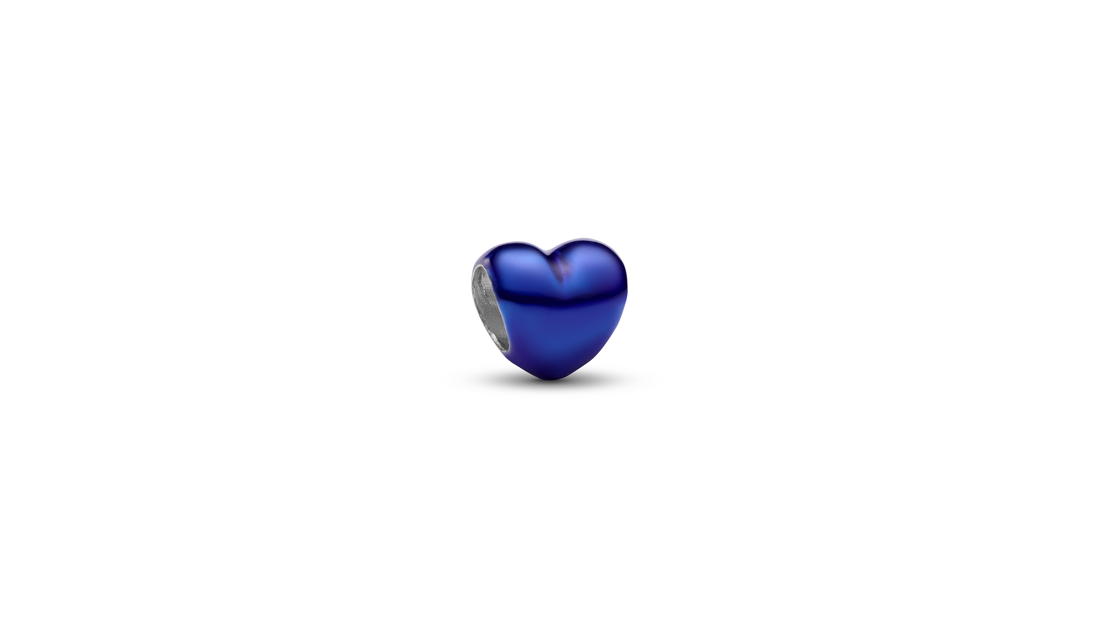 Pandora Sterling Silver Enamel Mini Heart Charm