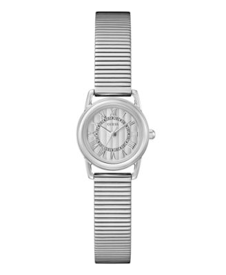 Women's Quartz Analog Silver-Tone Stainless Steel Watch 24mm