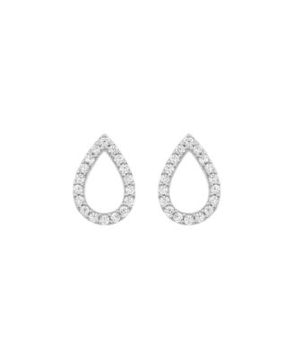 Livia Teardrop Crystal Stud Earrings