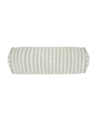Marlowe Striped Bolster Decorative Pillow, 7" x 18"