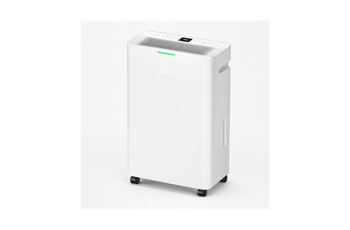 Cumrige Dehumidifier for 4,500 sq. ft. rooms with drain hose and auto shutoff