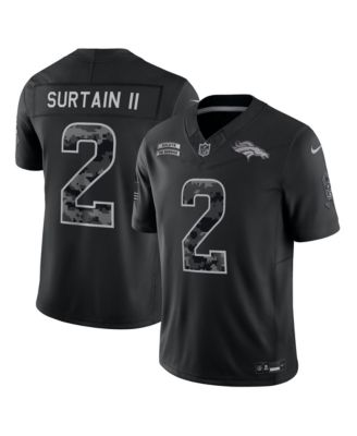 Men's Patrick Surtain II Black Denver Broncos 2026 Salute to Service Limited Jersey