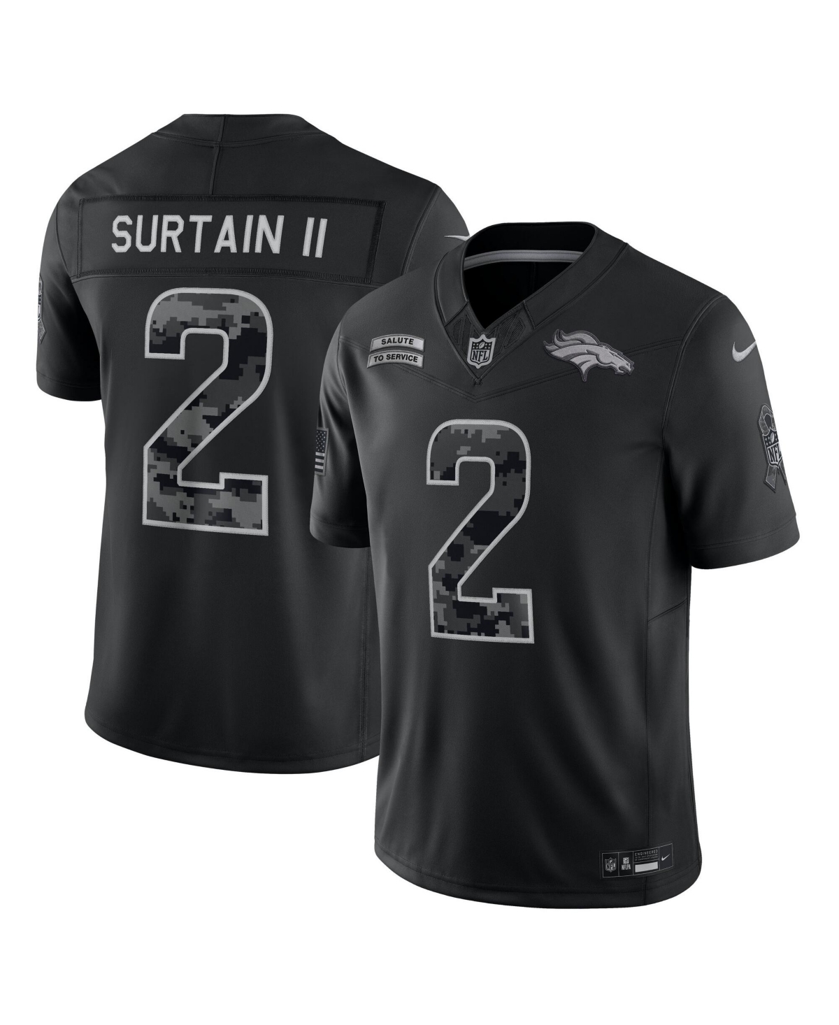 Nike Men's Black Denver Broncos Stitched Limited Jersey