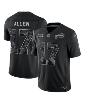 Men's Nike Josh Allen Black Buffalo Bills 2026 Salute to Service Limited Jersey