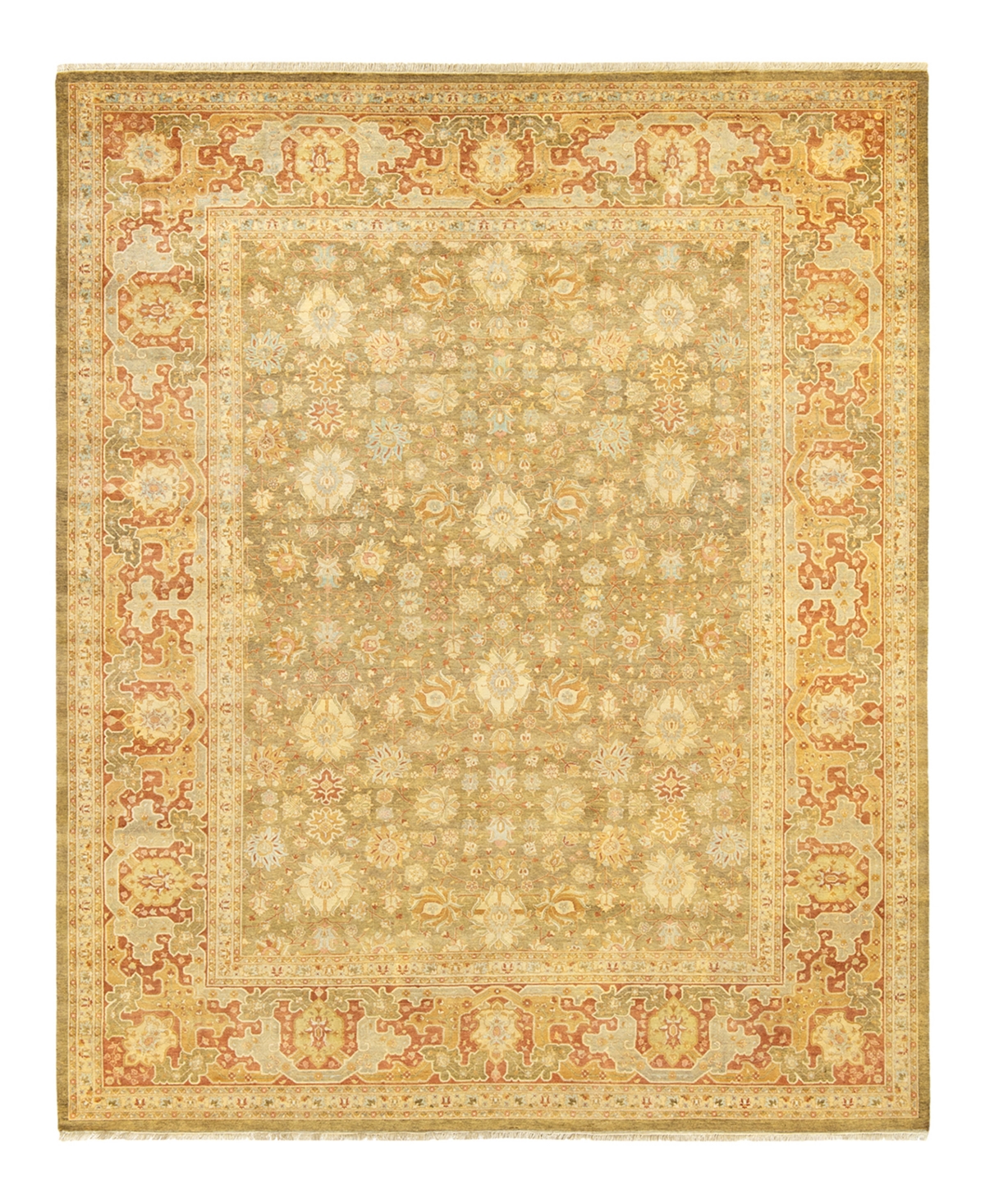 Adorn Handwoven Rugs Mogul M1440 8'4" x 10'4" Area Rug - Green