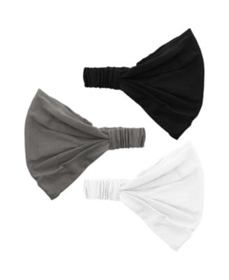 3 Pack Wide Boho Yoga Stretchy Cotton Hairbands