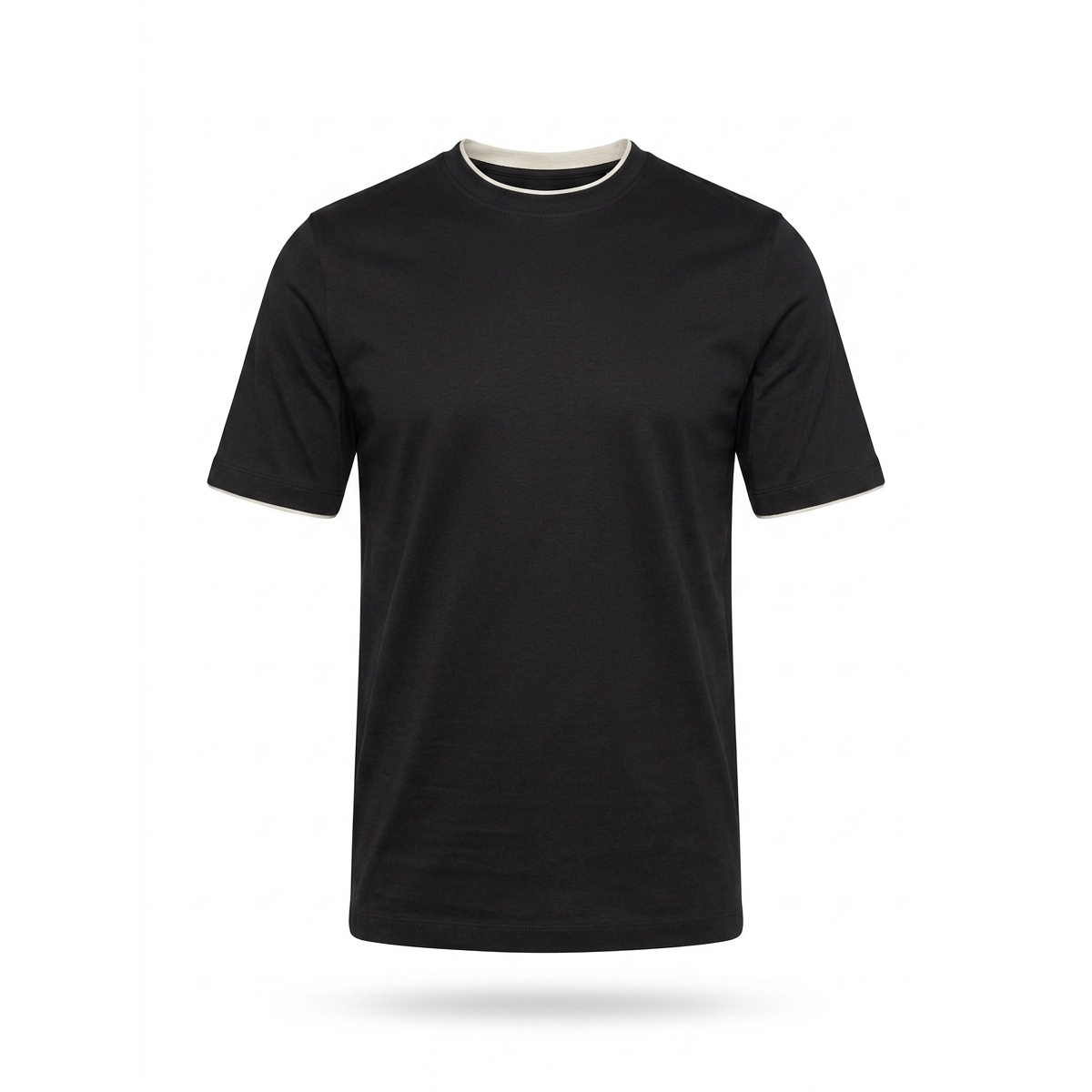 Garnet Men's Cotton Crew Neck T-Shirt