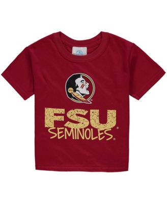 Big Boys and Girls Garnet Florida State Seminoles Crew Neck T-Shirt