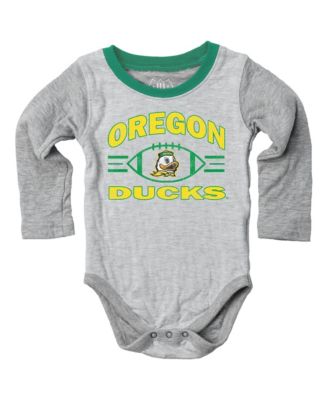 Baby Boys and Girls  Heather Gray Oregon Ducks Jie Jie Hopper Set