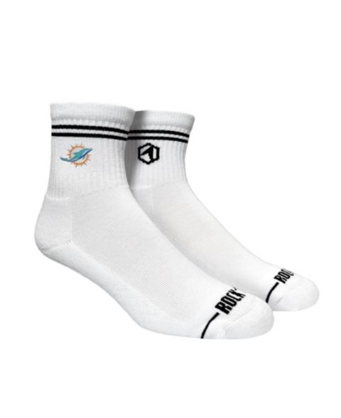 Носки Rock Em Socks Miami Dolphins Casual Stripe до середины голени, унисекс