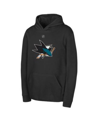 Big Boys and Girls San Jose Sharks Primary Logo Pullover Hoodie