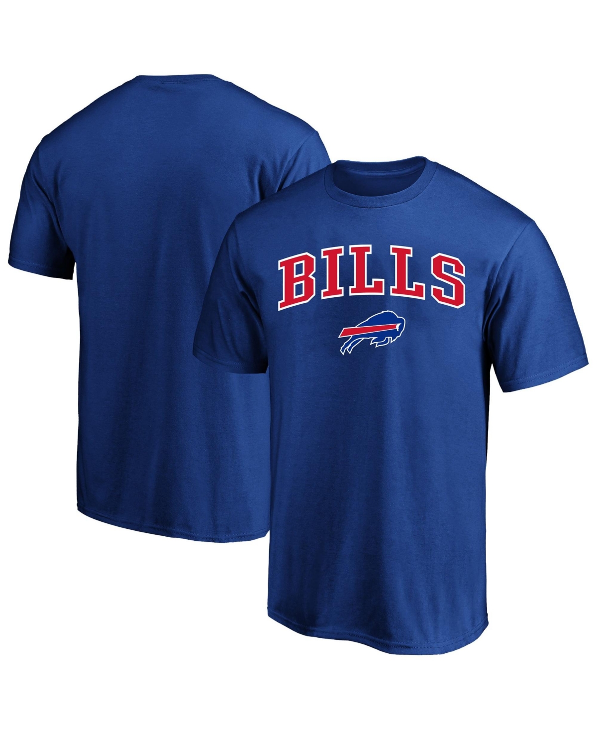 Fanatics Men's Big & Tall Buffalo Bills Classic Fit Crewneck Screen Print T-Shirt - Royal
