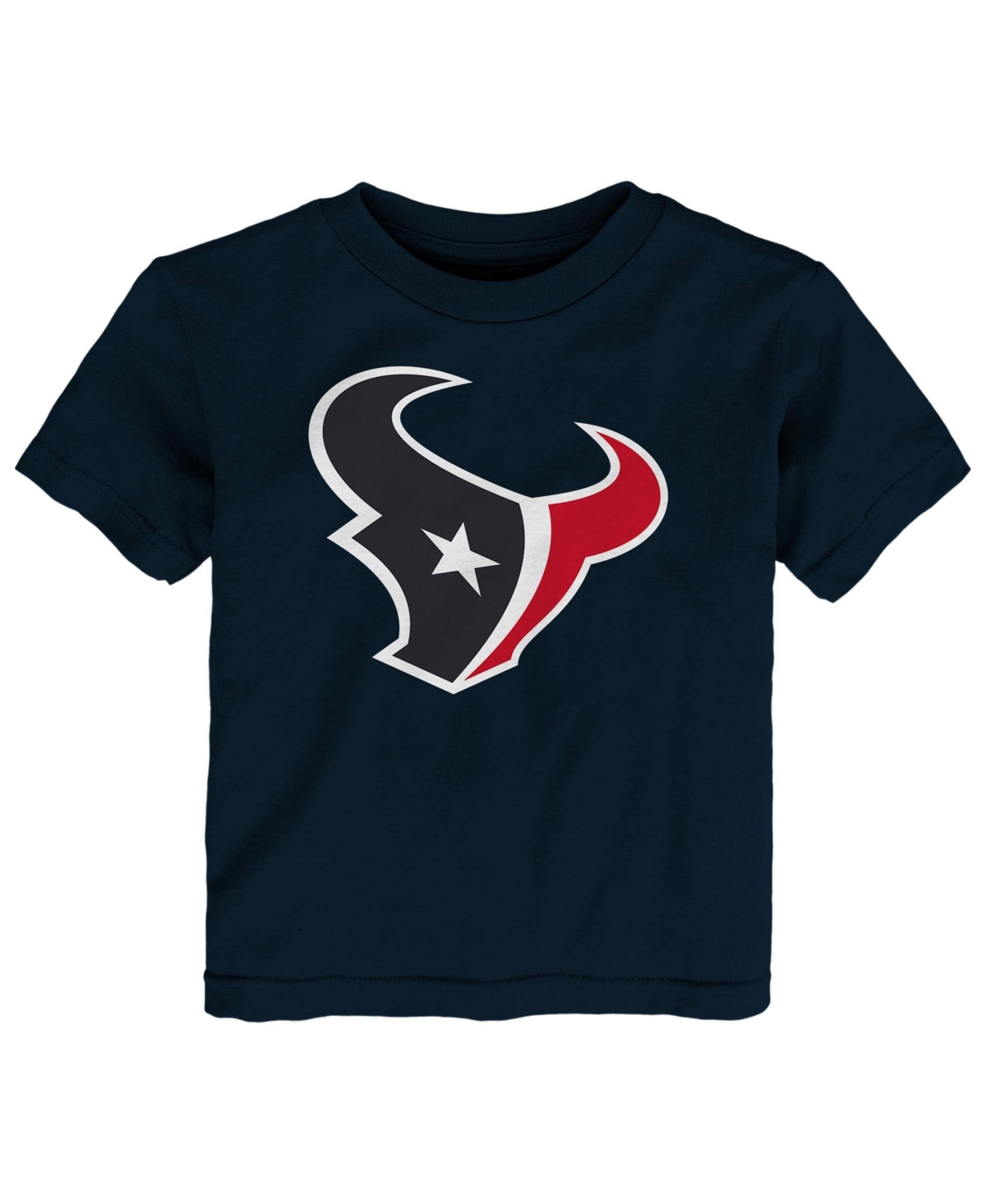 Outerstuff Boys' and Girls' Houston Texans Crewneck Screen-Print T-Shirt