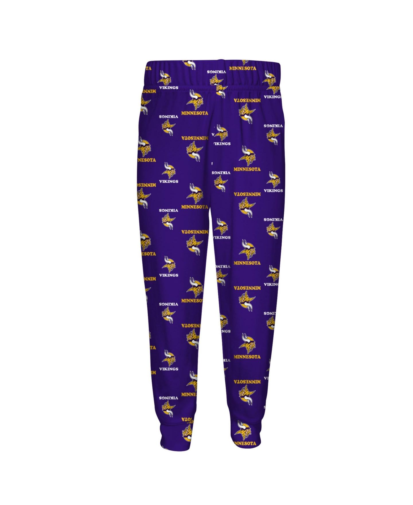Детские пижамы Outerstuff Big Boys and Girls Purple Minnesota Vikings All-Over-Print Long Sleeve T-Shirt and Pants Sleep Set — фото 3