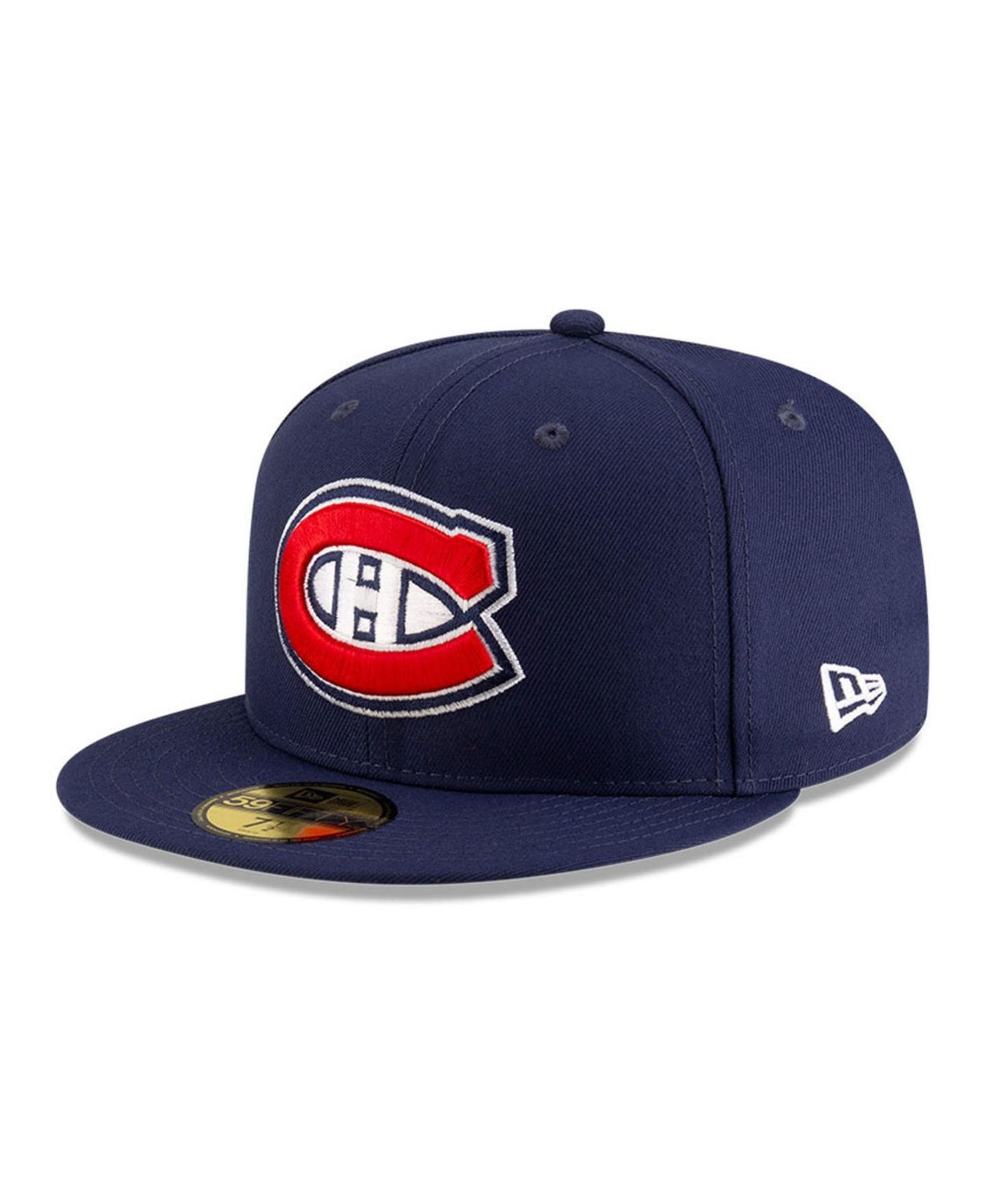 Мужская кепка New Era Navy Montreal Canadiens Core 59FIFTY Fitted Hat — фото 1