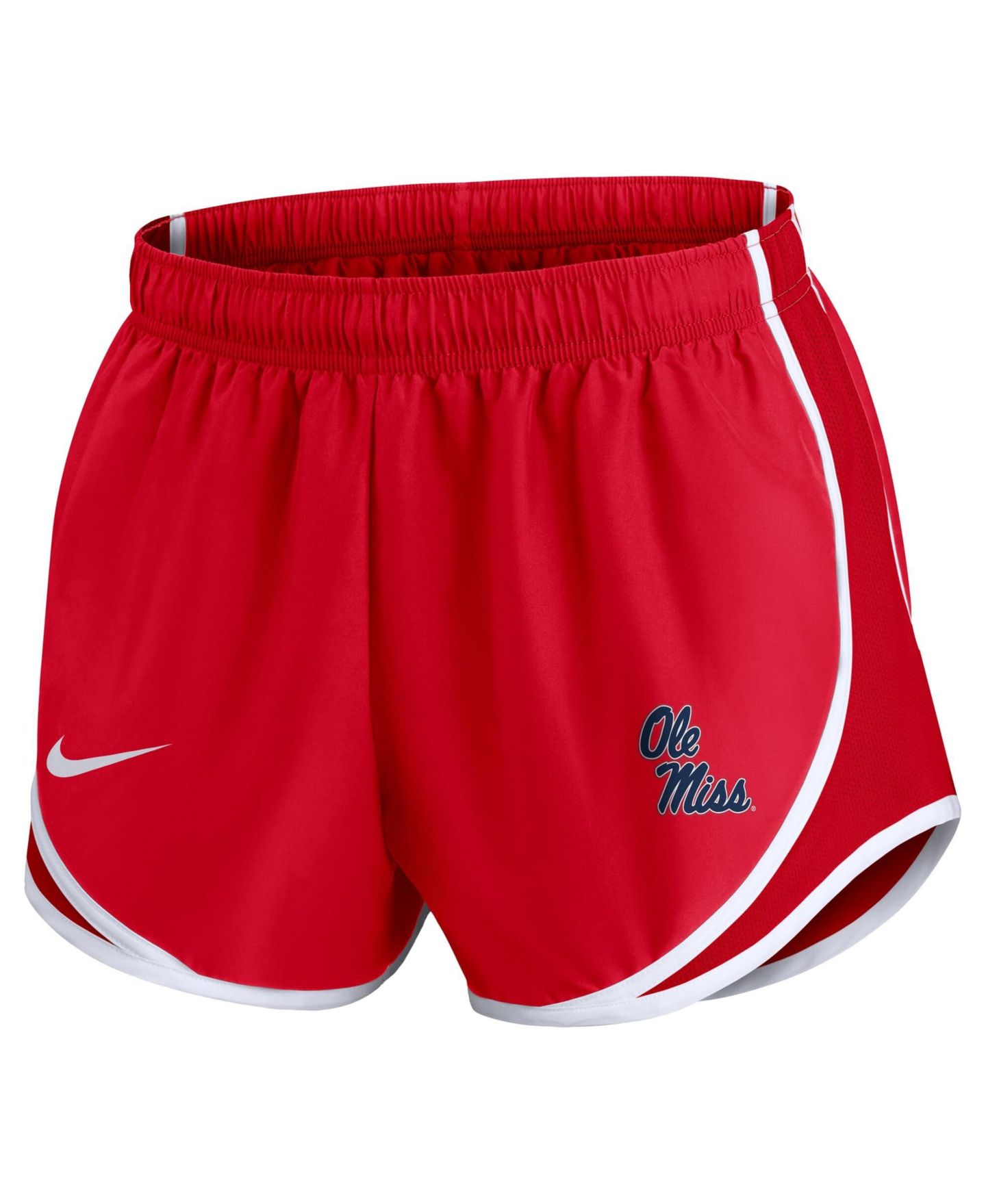 Женские шорты Nike Red Ole Miss Rebels Tempo Dri-FIT, цвет: Красный — фото 2