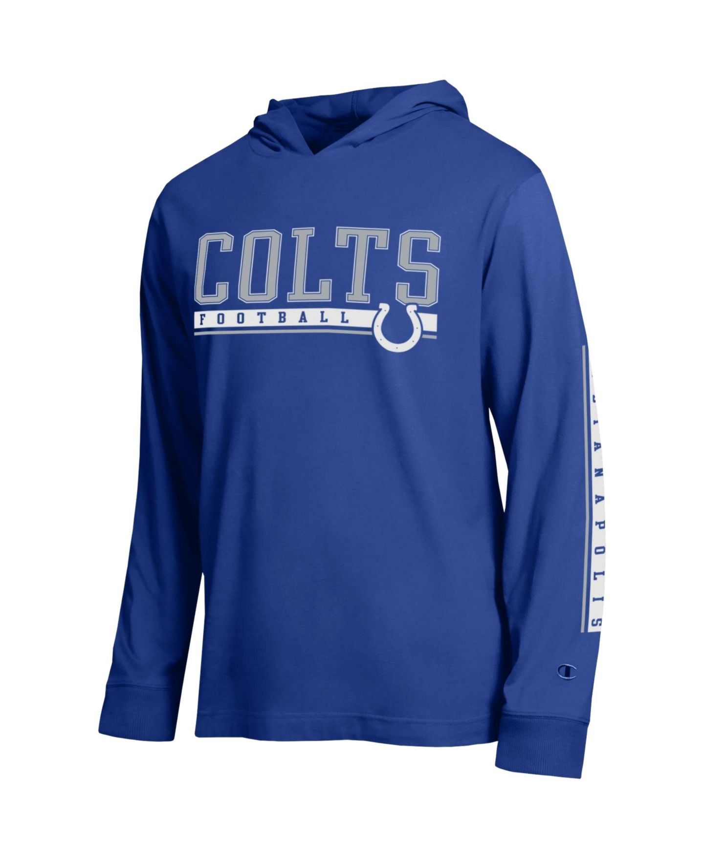 Мужская футболка Champion Royal Indianapolis Colts All Star Hooded — фото 2