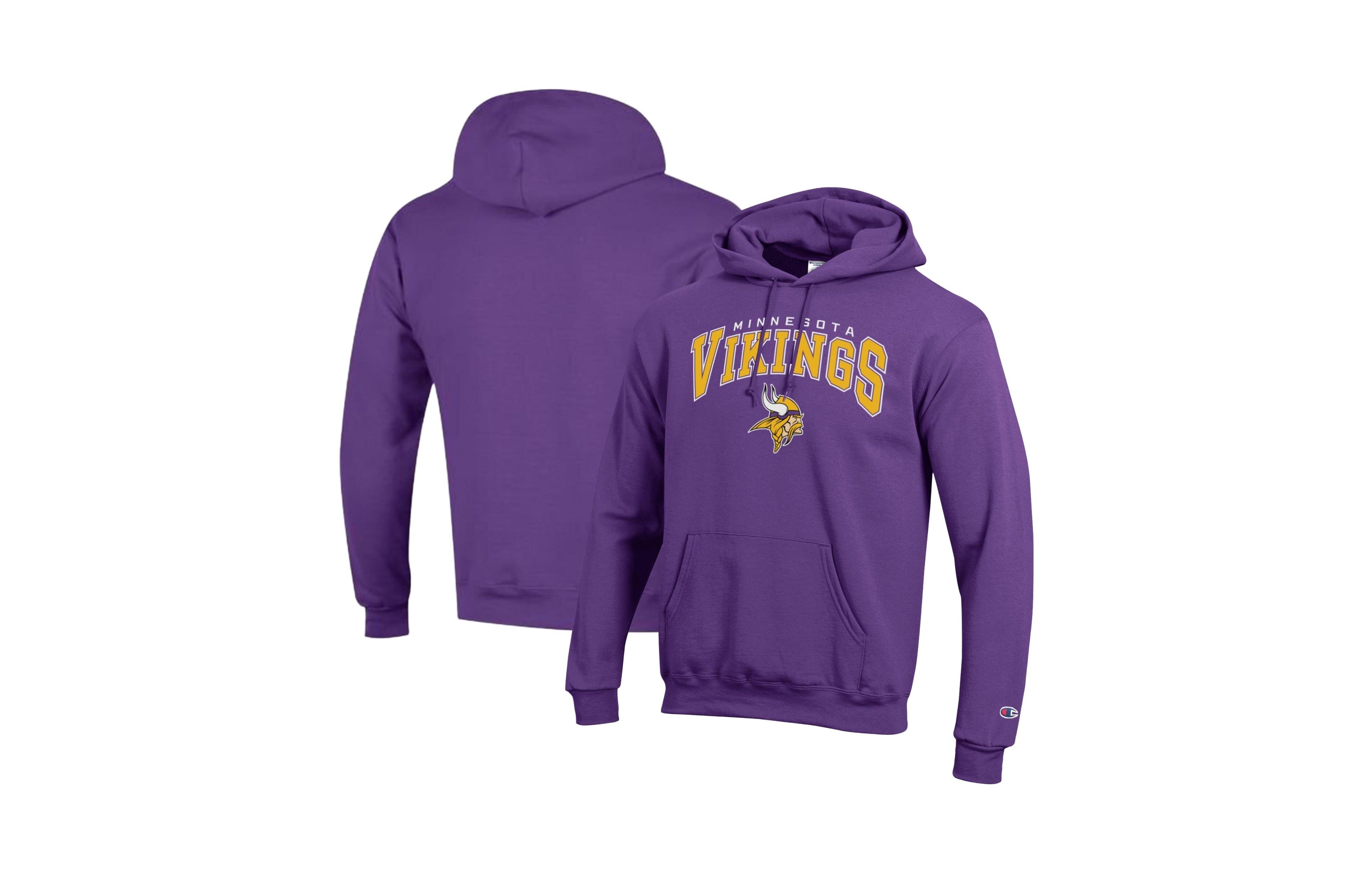 Champion Men's Minnesota Vikings Powerblend Fleece-Lined Hoodie