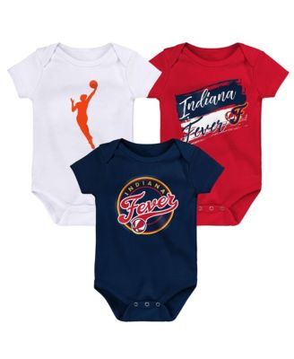 Baby Boys and Girls  Indiana Fever Destiny 3-Piece Creeper Set
