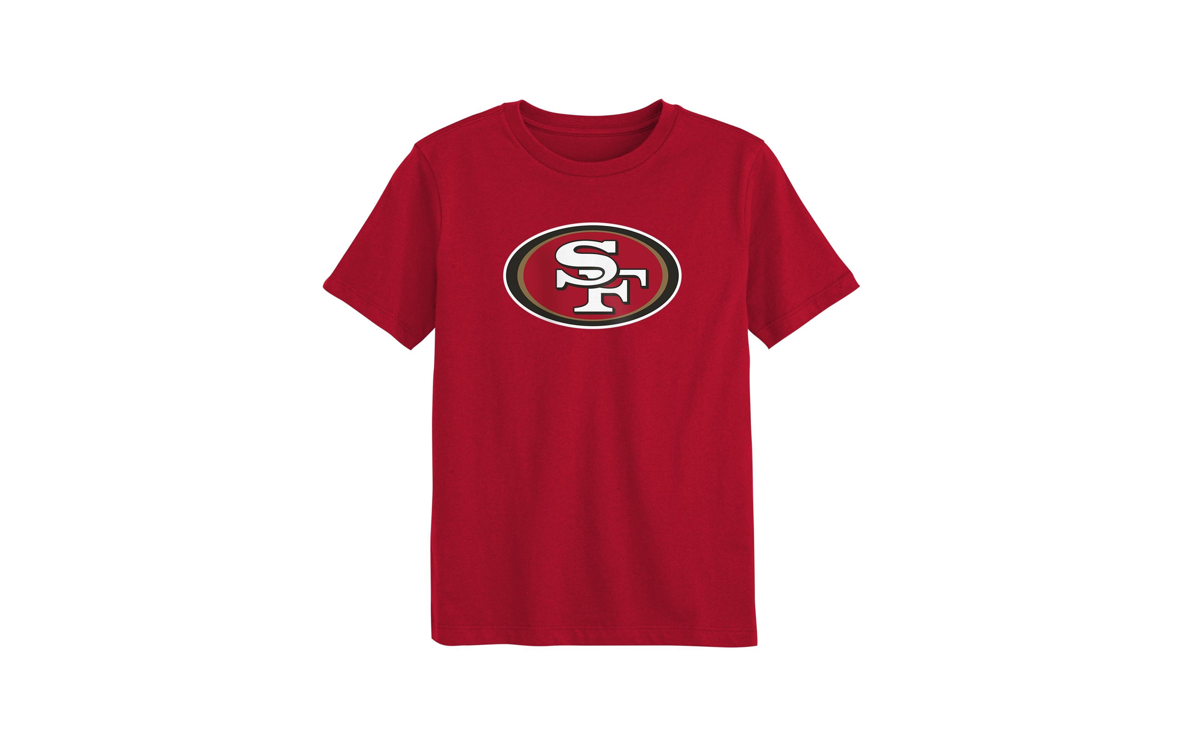 Outerstuff Boys' and Girls' 2T-5T San Francisco 49ers Primary Logo T-Shirt