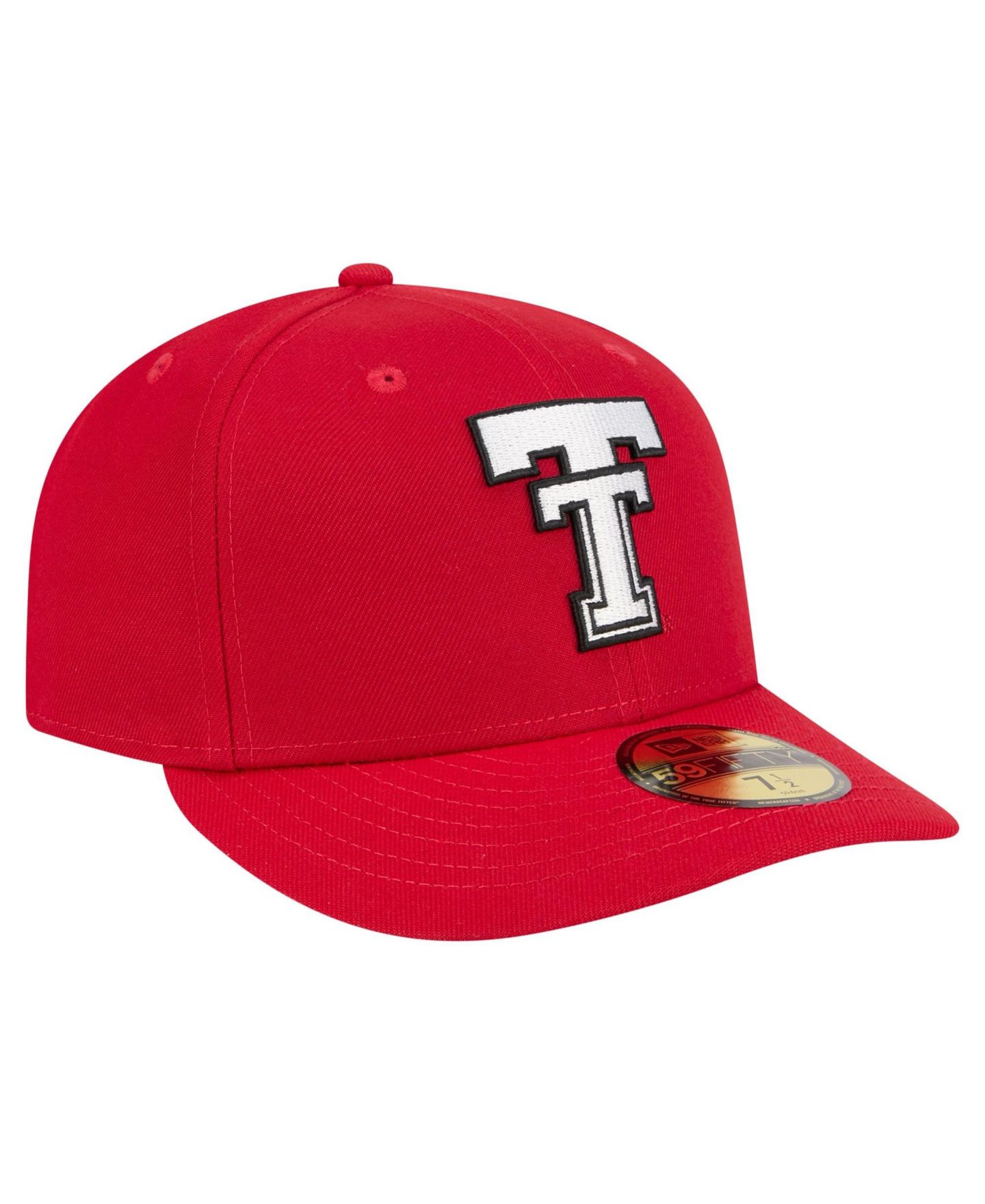 Мужская кепка New Era Red Texas Tech Red Raiders On-Field Baseball Fitted Hat — фото 9