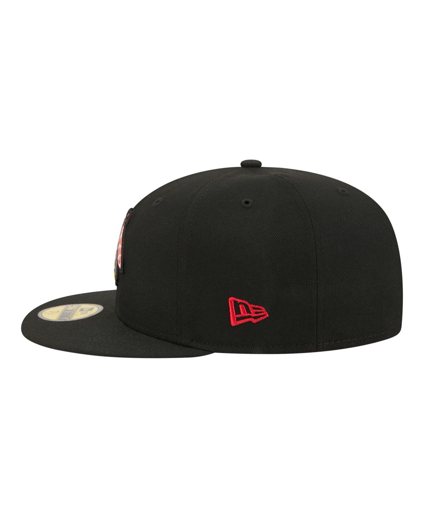 Мужская кепка New Era Black Chicago Blackhawks Zamboni 59FIFTY Fitted Hat — фото 7