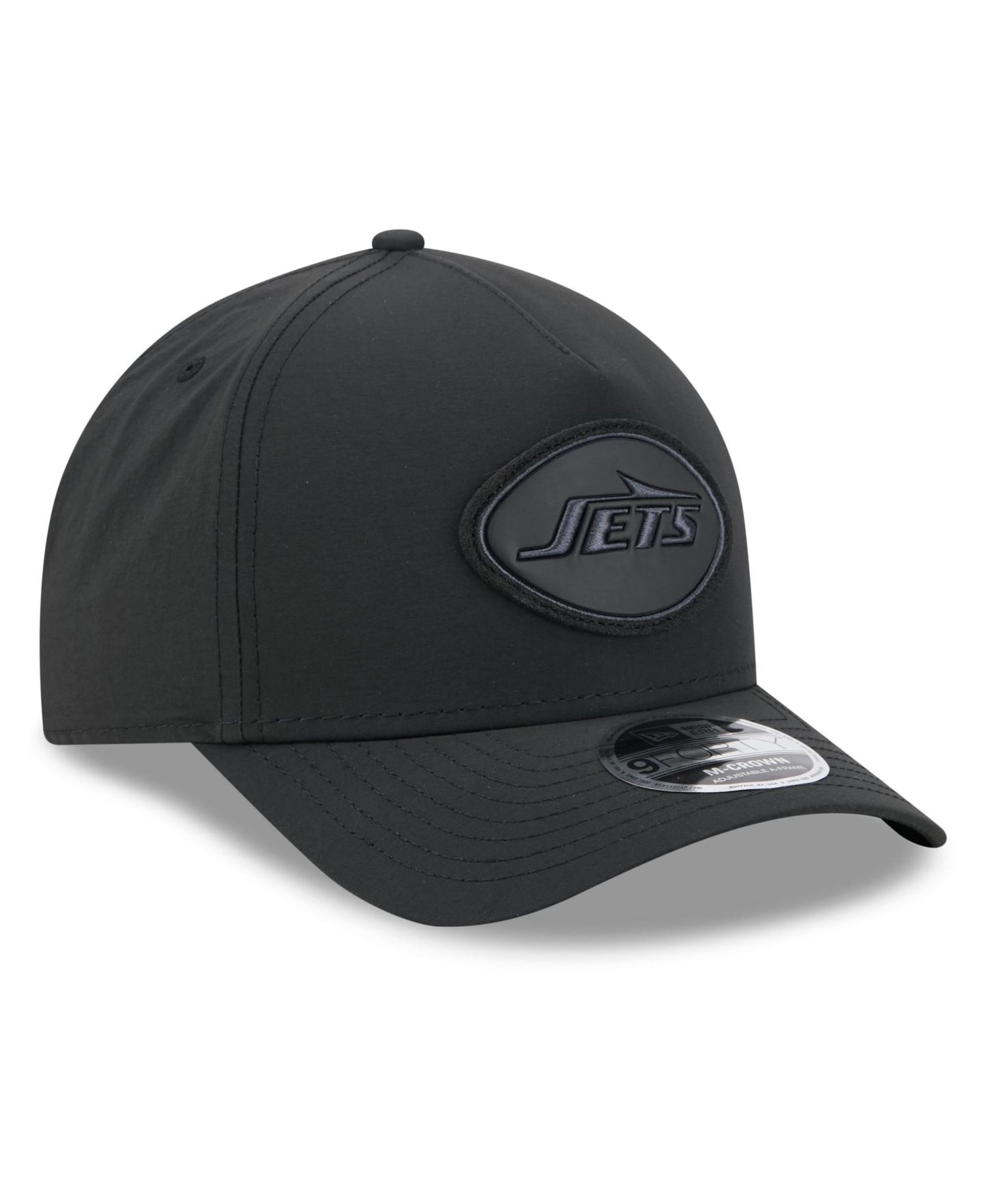 Мужская кепка New Era X Alpha Industries Black New York Jets A-Frame 9FORTY Adjustable Hat — фото 3