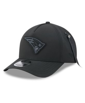 Men's Black New England Patriots A-Frame 9FORTY Adjustable Hat
