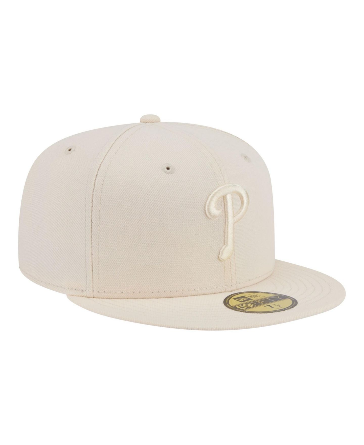 Мужские головные уборы New Era Cream Philadelphia Phillies Color Pack 59FIFTY Fitted Hat — фото 3