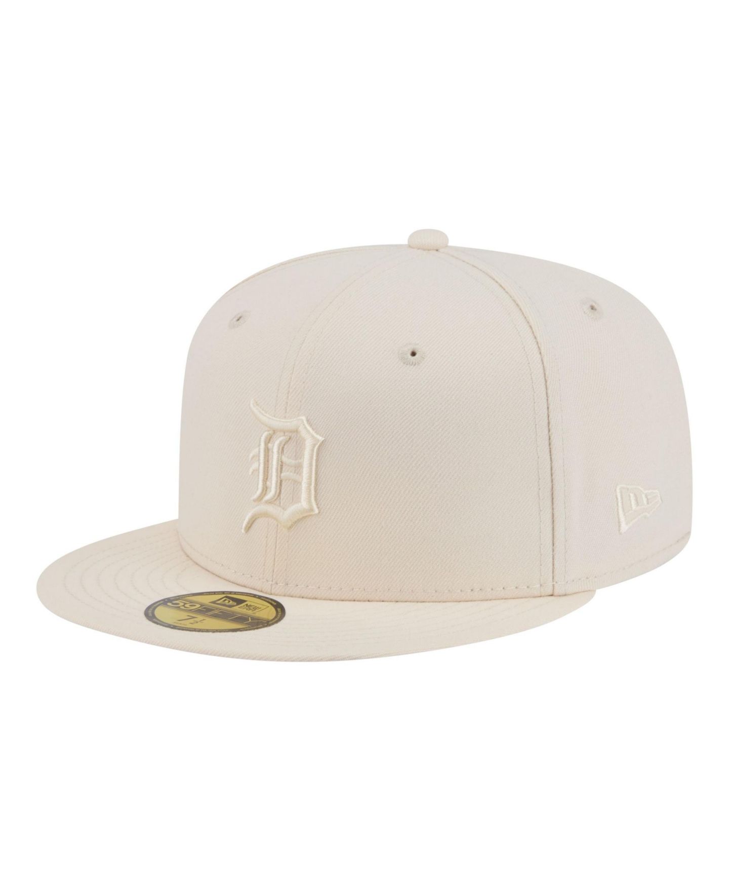 Мужские головные уборы New Era Cream Detroit Tigers Color Pack 59FIFTY Fitted Hat — фото 1