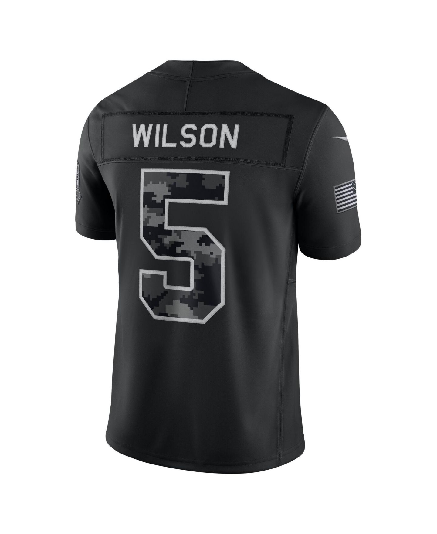 Мужской топ Nike Garrett Wilson Black New York Jets 2026 Salute to Service Limited Jersey — фото 3