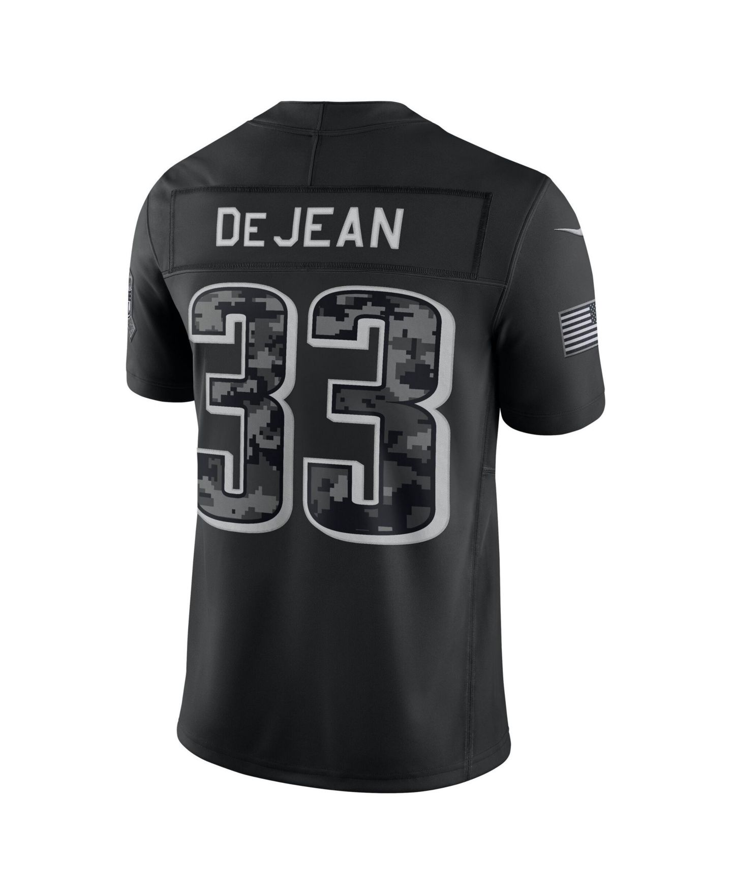 Мужской топ Nike Cooper DeJean Black Philadelphia Eagles 2026 Salute to Service Limited Jersey — фото 3