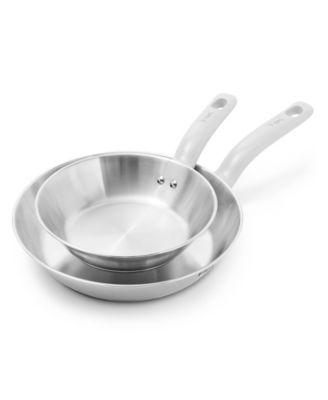 Smart Cook Stainless Steel 2-Piece Fry Pan Set