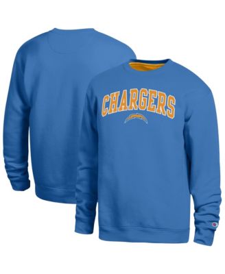 Men's  Powder Blue Los Angeles Chargers Contrast Lined Sweatshirt