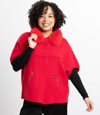 Women's Cynthia Jacket with detachable faux fur collar