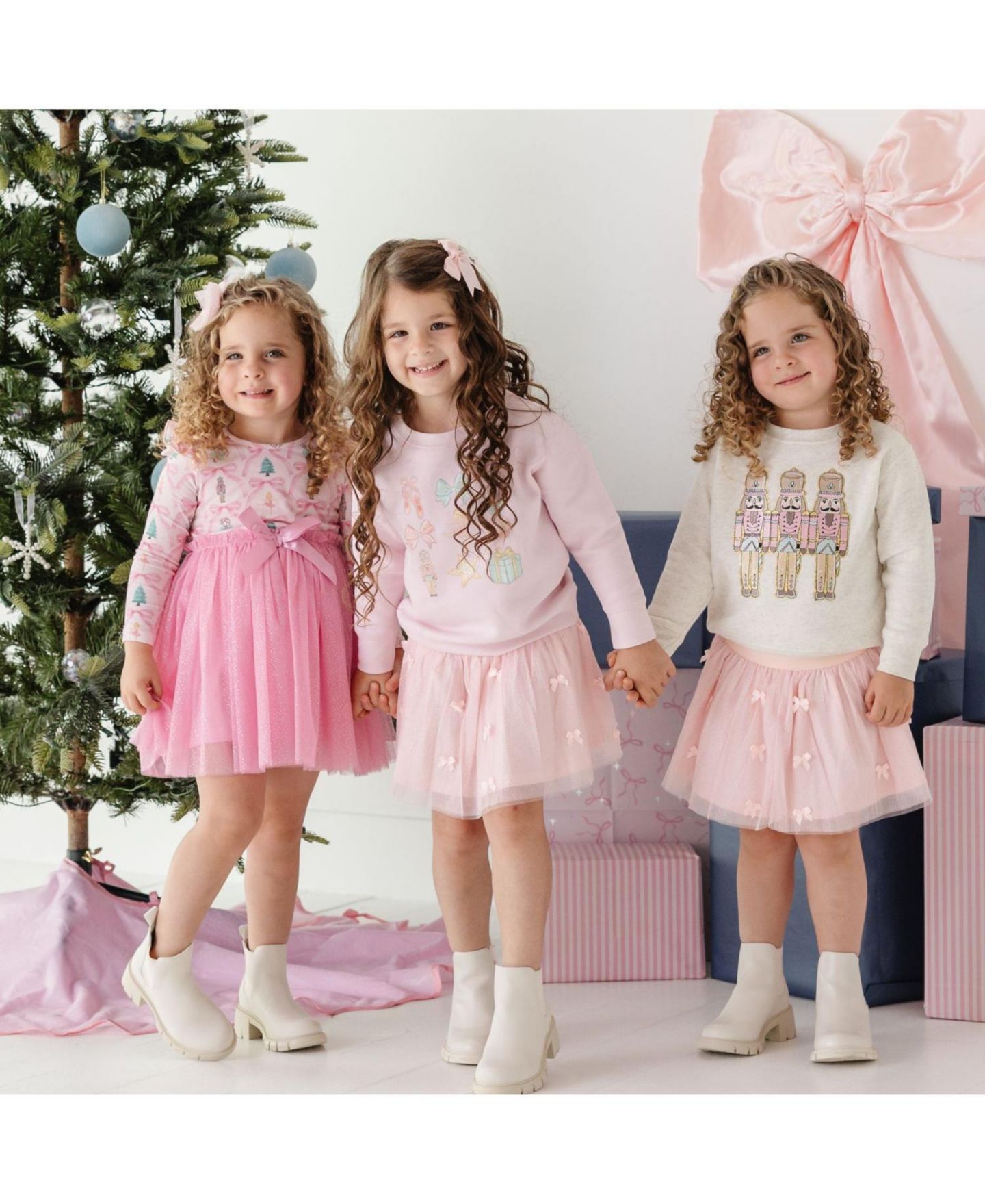 Толстовка Sweet Wink Nutcracker Cutie Sensory Friendly Cotton-Blend для девочек, цвет: Розовый — фото 3