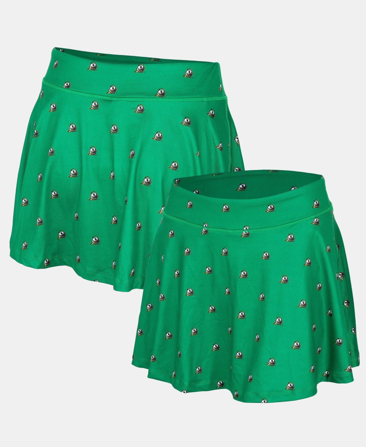 ZooZatz Women's Oregon Ducks Allover-Print Flowy Skort